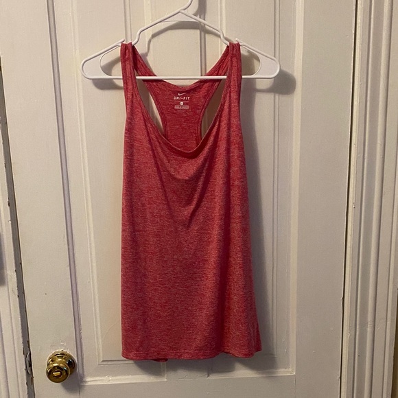 Nike Tops - Nike Red Heathered Tank Top
